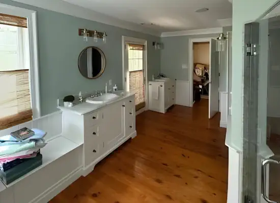 Bathroom interior painting in Jamison, PA